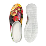 Fresh Fruits And Vegetables Print Mesh Casual Shoes