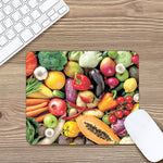 Fresh Fruits And Vegetables Print Mouse Pad
