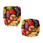 Fresh Fruits And Vegetables Print Office Chair Cover