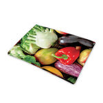 Fresh Fruits And Vegetables Print Pet Cooling Mat Cover