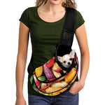 Fresh Fruits And Vegetables Print Pet Sling Carrier