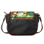 Fresh Fruits And Vegetables Print Saddle Bag