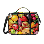 Fresh Fruits And Vegetables Print Shoulder Strap Bible Bag
