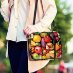 Fresh Fruits And Vegetables Print Shoulder Strap Bible Bag