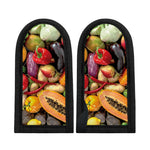 Fresh Fruits And Vegetables Print Skillet Handle Cover