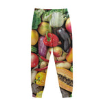 Fresh Fruits And Vegetables Print Sweatpants