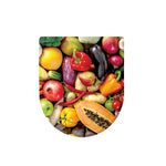 Fresh Fruits And Vegetables Print Toilet Lid Cover