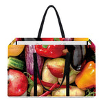 Fresh Fruits And Vegetables Print Utility Tote Bag