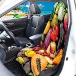 Fresh Fruits And Vegetables Print Waterproof Car Seat Cover