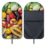 Fresh Fruits And Vegetables Print Waterproof Car Seat Cover
