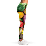 Fresh Fruits And Vegetables Print Women's Leggings