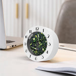 Fresh Green Fruit And Vegetables Print Alarm Clock
