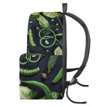 Fresh Green Fruit And Vegetables Print Backpack