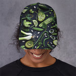 Fresh Green Fruit And Vegetables Print Baseball Cap