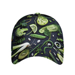 Fresh Green Fruit And Vegetables Print Baseball Cap