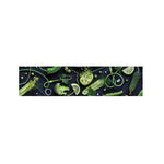 Fresh Green Fruit And Vegetables Print Bed Runner