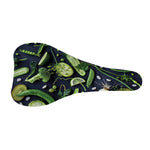 Fresh Green Fruit And Vegetables Print Bicycle Seat Cover