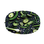 Fresh Green Fruit And Vegetables Print Car Side Mirror Covers