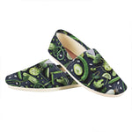 Fresh Green Fruit And Vegetables Print Casual Shoes