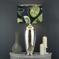 Fresh Green Fruit And Vegetables Print Drum Lamp Shade