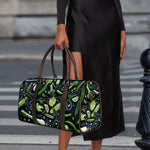 Fresh Green Fruit And Vegetables Print Duffle Bag