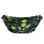 Fresh Green Fruit And Vegetables Print Fanny Pack