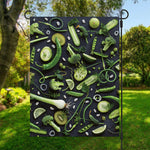Fresh Green Fruit And Vegetables Print Garden Flag