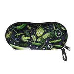 Fresh Green Fruit And Vegetables Print Glasses Case