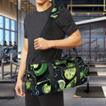 Fresh Green Fruit And Vegetables Print Gym Bag