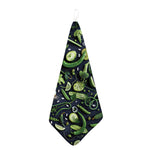 Fresh Green Fruit And Vegetables Print Hand Towel
