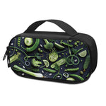 Fresh Green Fruit And Vegetables Print Insulin Cooler Travel Case