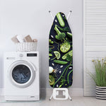 Fresh Green Fruit And Vegetables Print Ironing Board Cover