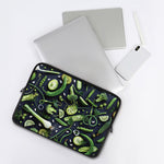Fresh Green Fruit And Vegetables Print Laptop Sleeve
