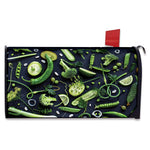 Fresh Green Fruit And Vegetables Print Mailbox Cover