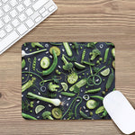 Fresh Green Fruit And Vegetables Print Mouse Pad