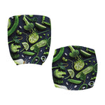 Fresh Green Fruit And Vegetables Print Office Chair Cover