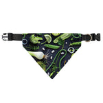 Fresh Green Fruit And Vegetables Print Over The Collar Dog Bandana