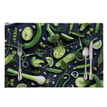Fresh Green Fruit And Vegetables Print Placemat