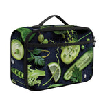 Fresh Green Fruit And Vegetables Print Portable Lunch Bag