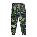 Fresh Green Fruit And Vegetables Print Sweatpants
