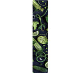 Fresh Green Fruit And Vegetables Print Table Runner