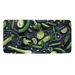 Fresh Green Fruit And Vegetables Print Towel