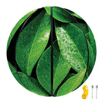 Fresh Green Leaf Print Basketball