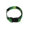 Fresh Green Leaf Print Dog Collar