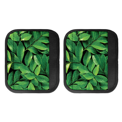 Fresh Green Leaf Print Handle Covers
