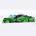 Fresh Green Leaf Print Sports Towel