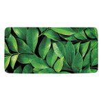 Fresh Green Leaf Print Towel