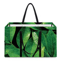 Fresh Green Leaf Print Utility Tote Bag