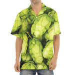 Fresh Hop Cone Print Aloha Shirt