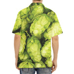 Fresh Hop Cone Print Aloha Shirt